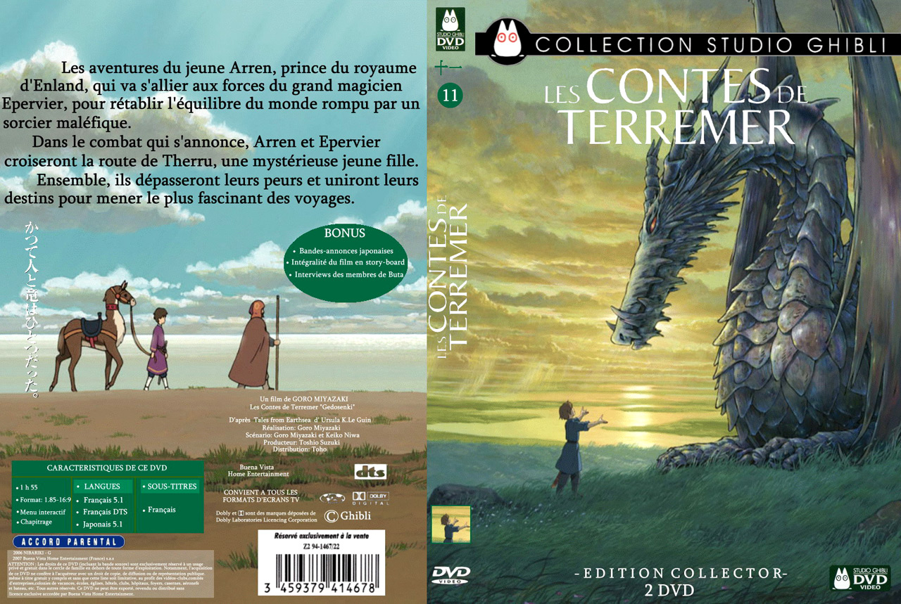 Concours de création de jaquette DVD : Les contes de Terremer - Buta  Connection